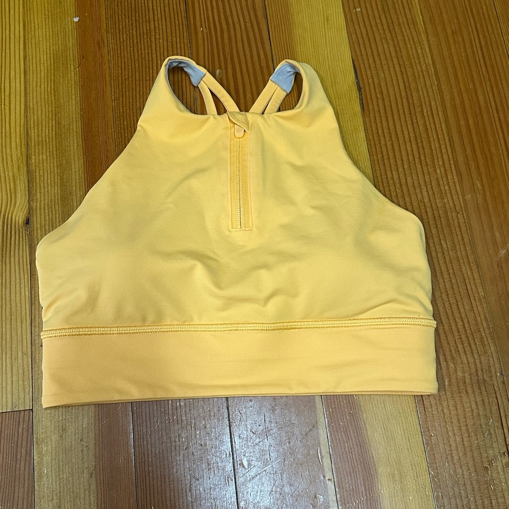 lululemon athletica Yellow High-Neck Top